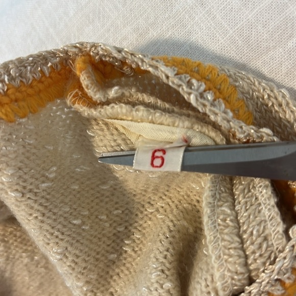 Vintage 60’s Stuart Mackey California Open Front Knit Cardigan Sweater Size 6 - Picture 9 of 13